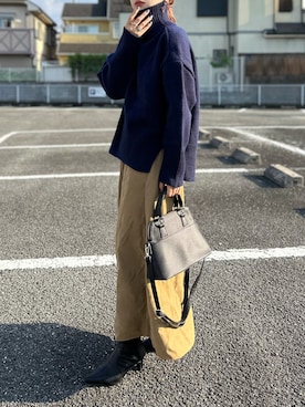 「OPAQUE.CLIP」｜「アイテム（その他）」を使った、KASUMIさん（レディース・161cm）の秋コーディネート