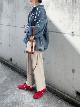 KASUMIさん（レディース・161cm）の春コーディネート