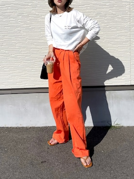 「海」｜「アイテム（その他）」を使った、KASUMIさん（レディース・161cm）の春コーディネート