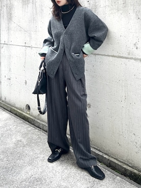 KASUMIさん（レディース・161cm）の冬コーディネート