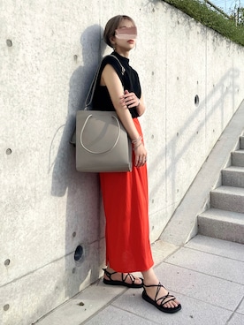 「notch.」｜「アイテム（その他）」を使った、KASUMIさん（レディース・161cm）の夏コーディネート