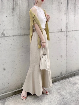 「BOEMY（ボエミー）のアイテム」を使った、KASUMIさん（レディース・161cm）の夏コーディネート