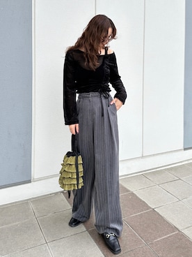 「marjour（マージュール）のアイテム」を使った、KASUMIさん（レディース・161cm）の秋コーディネート