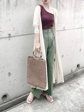 KASUMIさん（レディース・161cm）の夏コーディネート