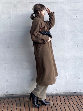 KASUMIさん（レディース・161cm）の冬コーディネート