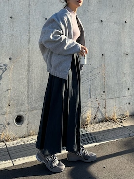 「ラメ」｜「アイテム（その他）」を使った、KASUMIさん（レディース・161cm）の冬コーディネート
