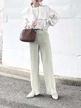 「ペールトーン」｜「アイテム（その他）」を使った、KASUMIさん（レディース・161cm）の冬コーディネート