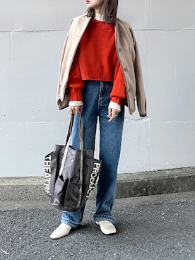 KASUMIさん（レディース・161cm）の秋コーディネート