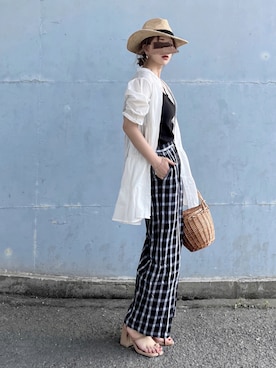 KASUMIさん（レディース・161cm）の夏コーディネート