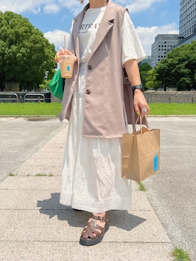 ɴɪᴄᴏ.ᴀʏᴀさん（レディース・149cm）の夏コーディネート