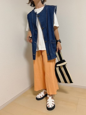 ɴɪᴄᴏ.ᴀʏᴀさん(レディース・149cm)の夏コーディネート