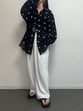 「SpRay（スプレイ）のアイテム」を使った、ɴɪᴄᴏ.ᴀʏᴀさん（レディース・150cm）の夏コーディネート
