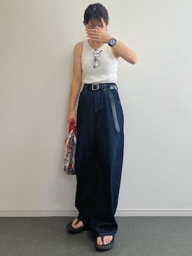 「アイテム（財布/小物）」を使った、ɴɪᴄᴏ.ᴀʏᴀさん（レディース・150cm）の夏コーディネート