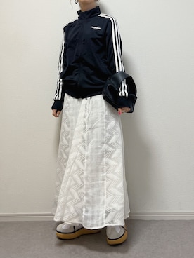 「厚底スニーカー」｜ɴɪᴄᴏ.ᴀʏᴀさん（レディース・149cm・30代）の春コーディネート