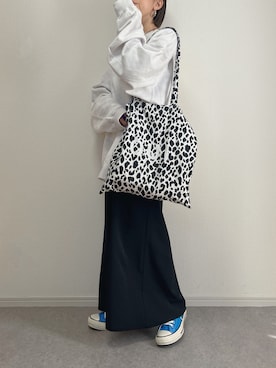 「Discoat」｜「アイテム（トートバッグ）」を使った、ɴɪᴄᴏ.ᴀʏᴀさん（レディース・149cm）の冬コーディネート