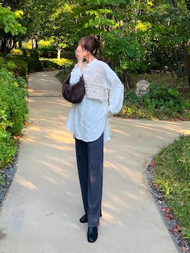 「COCOMOMO（ココモモ）のアイテム」を使った、minmin08_さん（レディース・158cm）の秋コーディネート