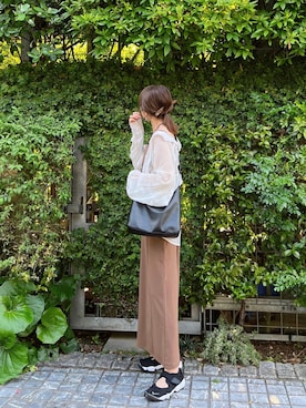 「春カラー」｜「アイテム（キャミソール）」を使った、minmin08_さん（レディース・158cm）の春コーディネート
