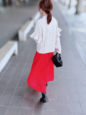 スカートを使った 冬コーデ の人気ファッションコーディネート Wear