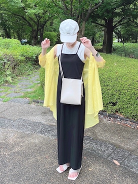 「CITRINE Chakra（シトリンチャクラ）のアイテム」を使った、minmin08_さん（レディース・158cm）の夏コーディネート