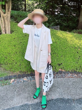 minmin08_さん（レディース・158cm）の夏コーディネート