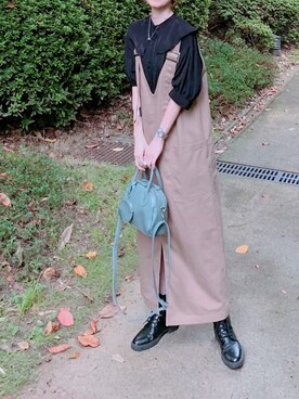 「and it_（アンドイット）のアイテム（ワンピース/ドレス）」を使った、minmin08_さん（レディース・158cm）の秋コーディネート