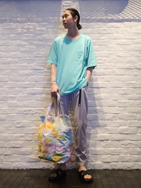 「MASTER&Co（マスターアンドコー）のアイテム」を使った、uchidaさん（メンズ・172cm）の夏コーディネート