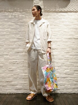 「MASTER&Co（マスターアンドコー）のアイテム」を使った、uchidaさん（メンズ・172cm）の夏コーディネート