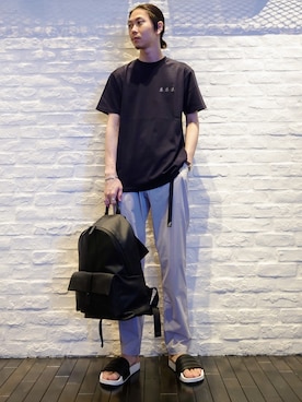 「ビーチサンダル」｜uchidaさん（メンズ・172cm・20代）の夏コーディネート