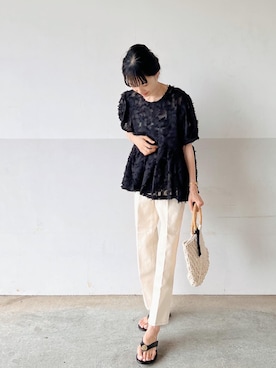 「オケージョン」｜「しまむら（シマムラ）のアイテム」を使った、mayumi+さん（レディース・158cm）の夏コーディネート