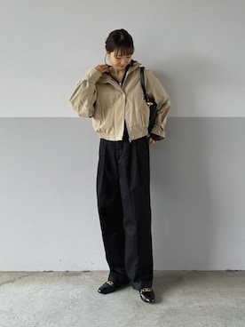 「アイテム（その他シューズ）」を使った、mayumi+さん（レディース・158cm）の秋コーディネート