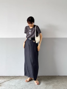 「CHAROL（シャロル）のアイテム」を使った、mayumi+さん（レディース・158cm）の秋コーディネート