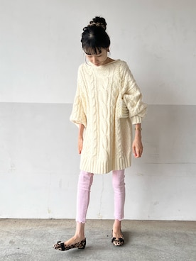 「お洒落さんとつながりたい」｜「アイテム（レギンス/スパッツ）」を使った、mayumi+さん（レディース・158cm）の秋コーディネート