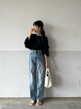 「FABIO RUSCONI（ファビオルスコーニ）のアイテム」を使った、mayumi+さん（レディース・158cm）の秋コーディネート