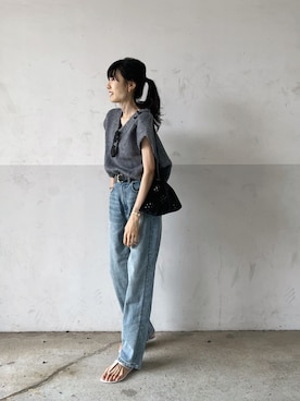 「To the sea（トゥーザシー）のアイテム」を使った、mayumi+さん（レディース・158cm）の秋コーディネート