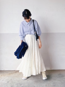 mayumi+さん（レディース・158cm）の春コーディネート