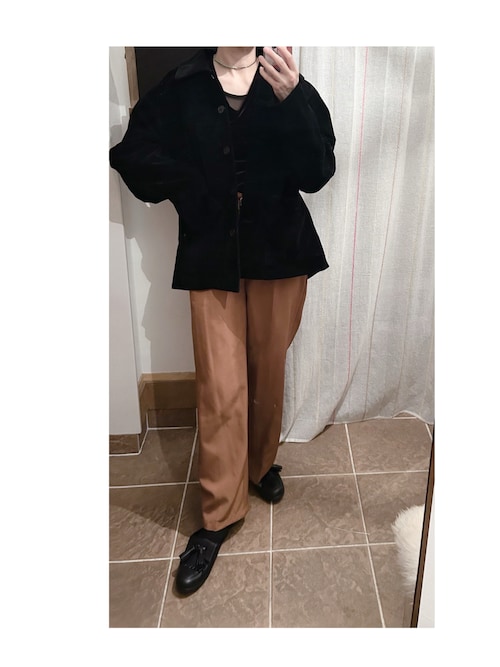 ジャケット・アウター LA PEAU DE GEM eco suede coverall eco suede coverall – LA PEAU DE GEM