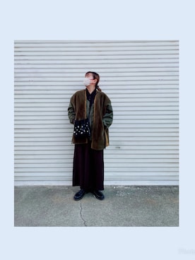 「CIAOPANIC TYPY（チャオパニックティピー）のアイテム（その他アウター）」を使った、HYOさん（レディース・166cm）の秋コーディネート