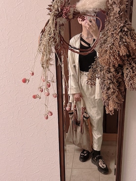 「アイテム（その他シューズ）」を使った、HYOさん（レディース・166cm）の秋コーディネート