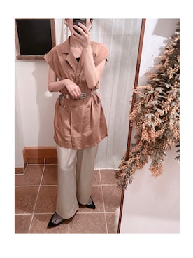 「Ameri（アメリ）のアイテム」を使った、HYOさん（レディース・166cm）の夏コーディネート