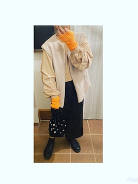 「Who'sWho（フーズフー）のアイテム」を使った、HYOさん（レディース・166cm）の秋コーディネート