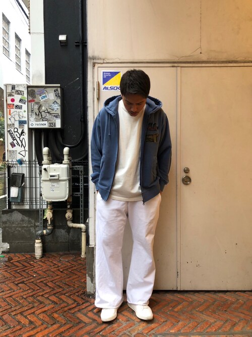 LONG SLEEVE FADE MIAMI PATCH PARKA / 長袖 フェード マイアミ パッチ パーカー / AVIREX / アヴィレックス