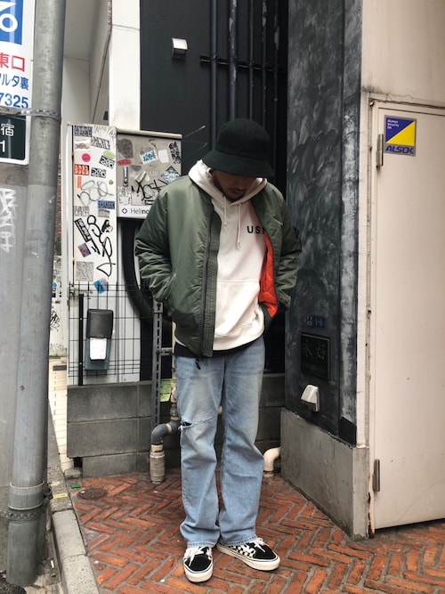 NAVAL PULLOVER PARK  / ネイバル プルオーバー パーカー / AVIREX / アヴィレックス