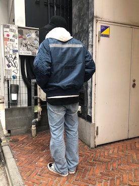 RIKUさん（メンズ・177cm）の冬コーディネート