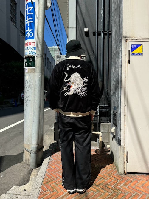 VELVETEEN SKA JACKET WHITE TIGER / ヴェルヴェティーン スカジャケット ホワイトタイガー / AVIREX / アヴィレックス