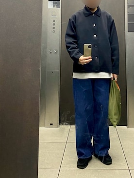 「SCYE BASICS（サイベーシックス）のアイテム」を使った、isohさん（メンズ・174cm）の冬コーディネート