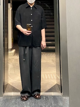 「TOM WOOD（トムウッド）のアイテム」を使った、isohさん（メンズ・174cm）の秋コーディネート