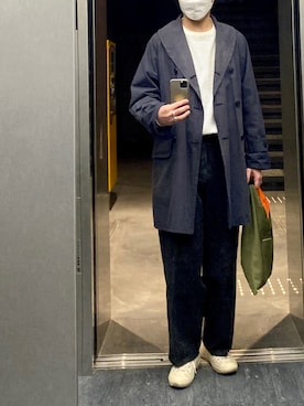 「blanc iris（ブランイリス）のアイテム」を使った、isohさん（メンズ・174cm）の春コーディネート