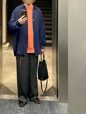 「アイテム（リング）」を使った、isohさん（メンズ・174cm）の夏コーディネート