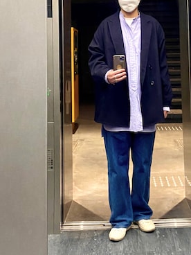 「blanc iris（ブランイリス）のアイテム」を使った、isohさん（メンズ・174cm）の春コーディネート