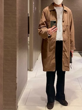 「YAECA（ヤエカ）のアイテム（ジャケット/アウター）」を使った、isohさん（メンズ・174cm）の春コーディネート
